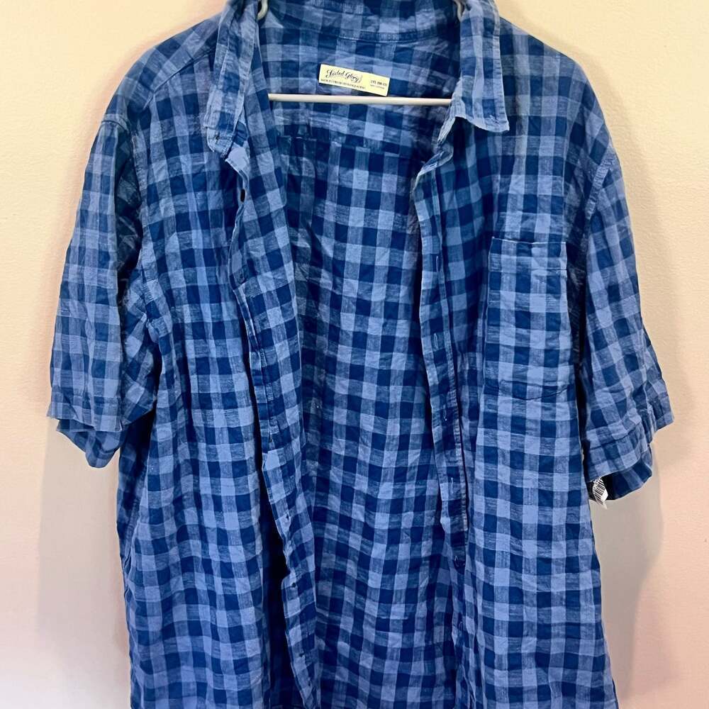 Faded Glory Men's Short Sleeve Button Up Shirt